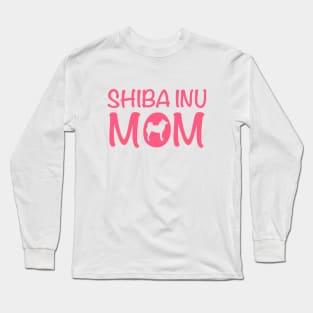 Shiba Inu Mom feat. Lilly the Shiba Inu Long Sleeve T-Shirt